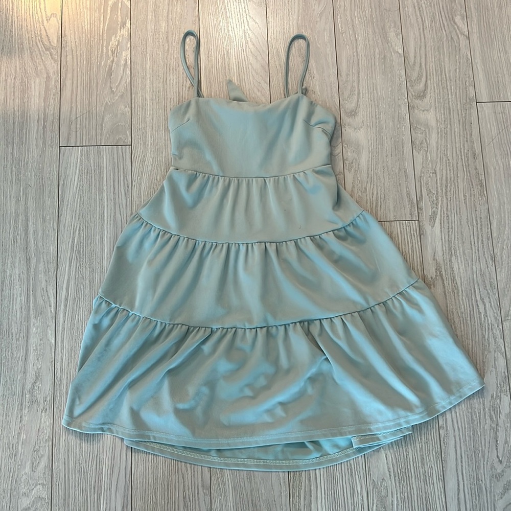MINKPINK Hunter Smock Dress in Mint